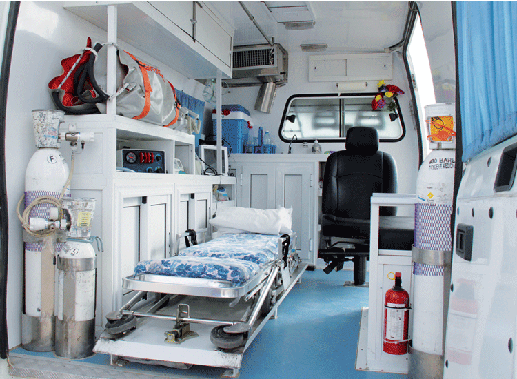 Intérieur Ambulance SMUR