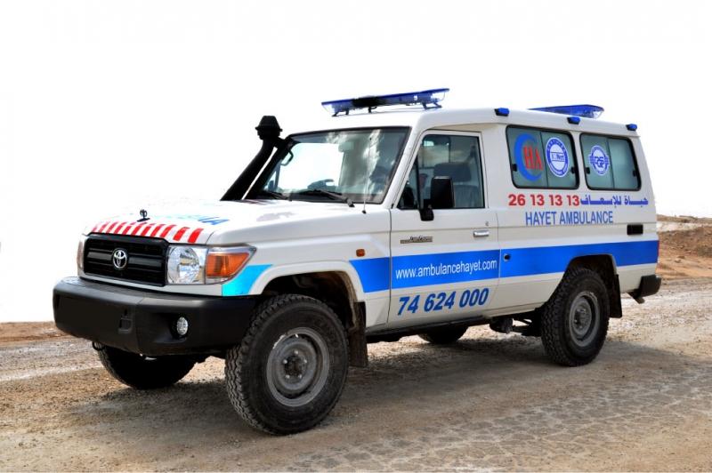 Ambulance 4x4 Toyota Sahara Hayet Ambulance